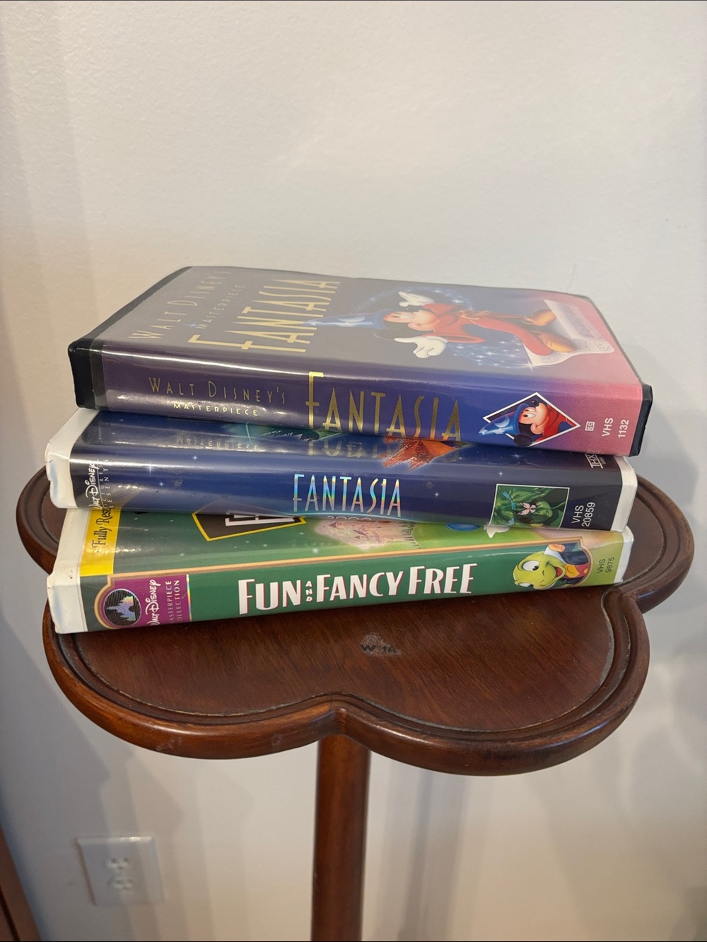Disney VHS Bundle -Fantasia, Fantasia 2000, Fun and Fancy Free)